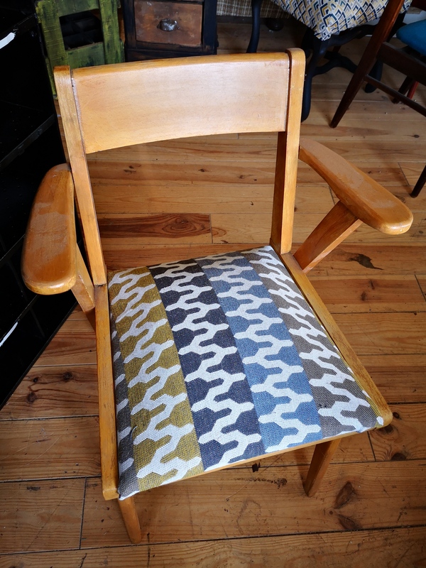 Fauteuil bridge vintage