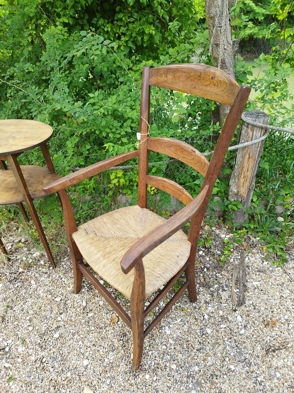 Fauteuil charentais 1900