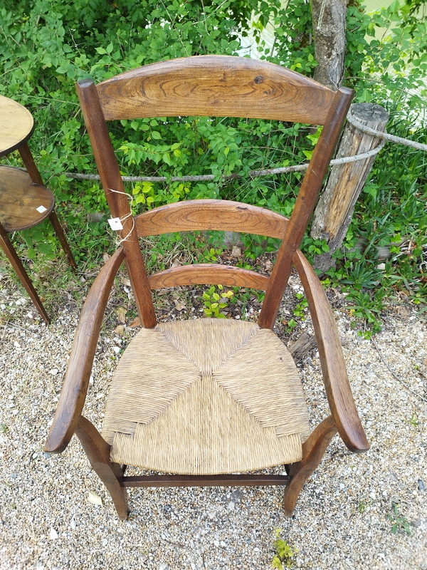 Fauteuil charentais 1900