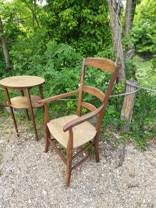 Fauteuil charentais 1900