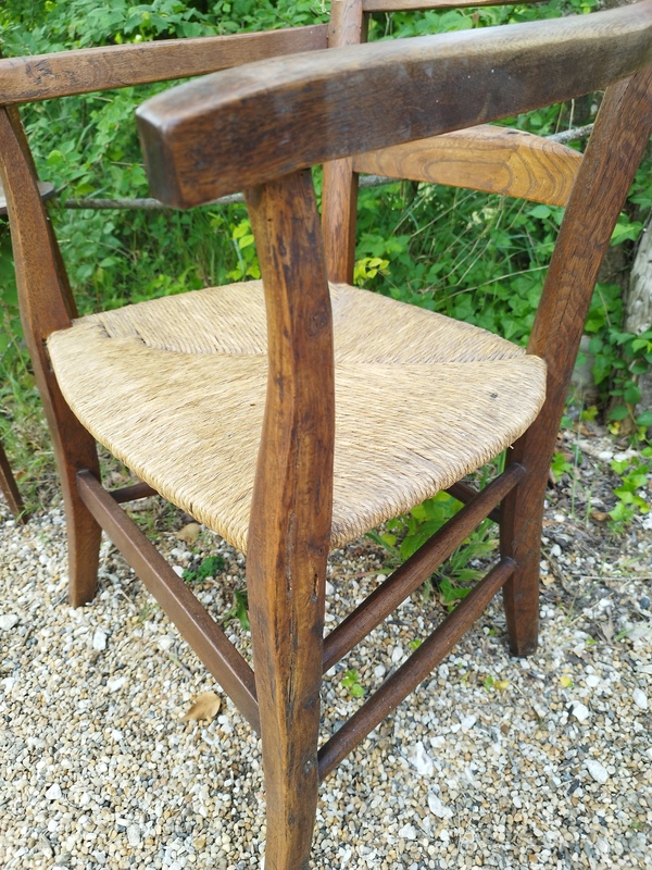 Fauteuil charentais 1900