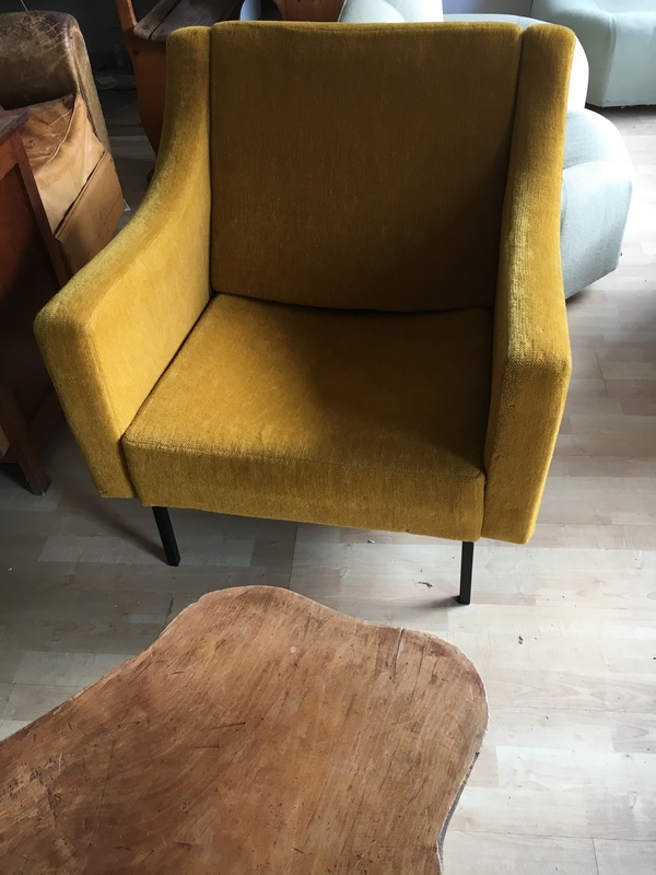 Fauteuil design années 50 60