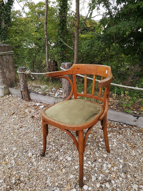 Fauteuil en bois courbé