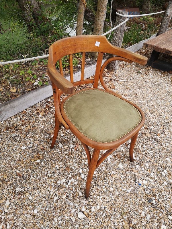Fauteuil en bois courbé