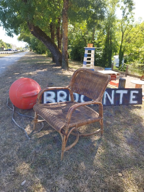 Fauteuil en rotin années 60 