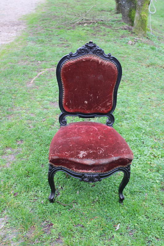 Fauteuil Louis XV 