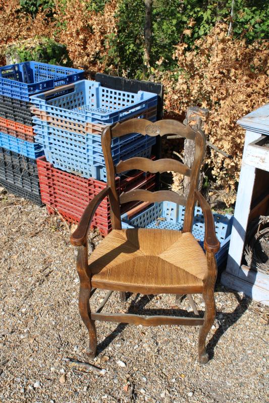 Fauteuil rustique années 50 60 