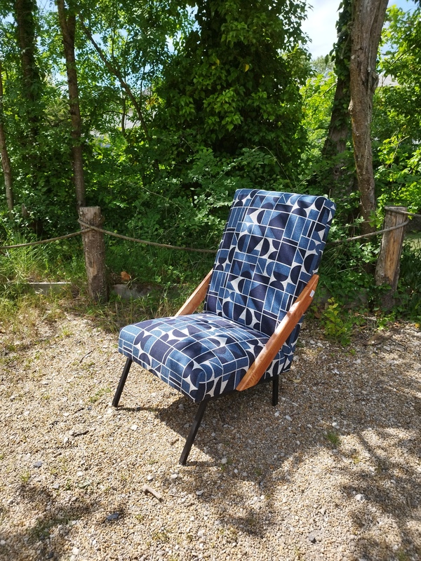 Fauteuil skai relooké