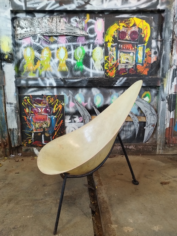 Fauteuil tripode Merat 50s