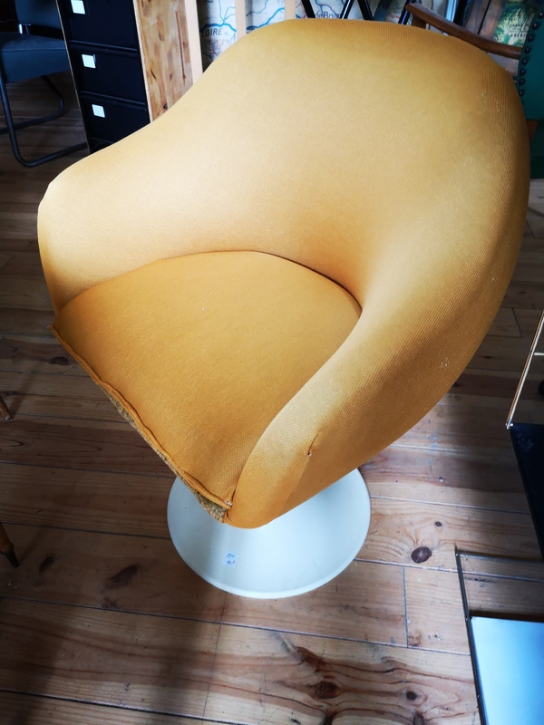 Fauteuil vintage pied tulipe