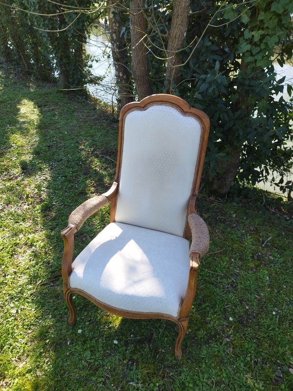 Fauteuil Voltaire relooké 