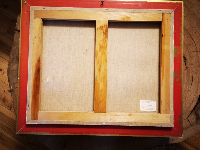  Giclee éditions Braun Pissaro Les toits rouges