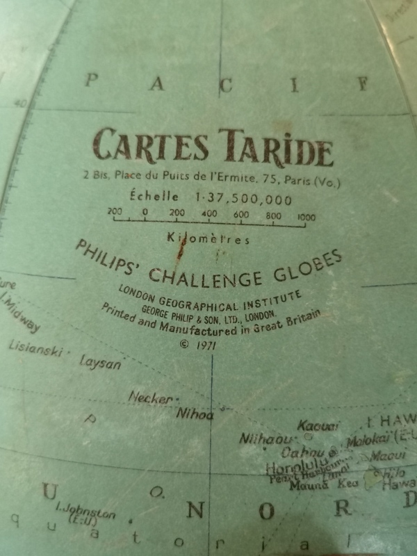 Globe terrestre XXL Philip and son 70