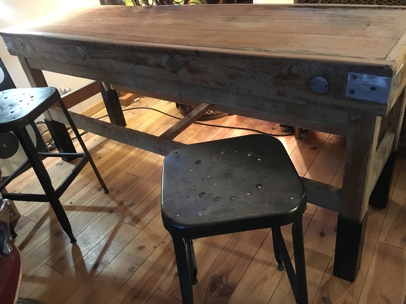 Grand billot de boucher 