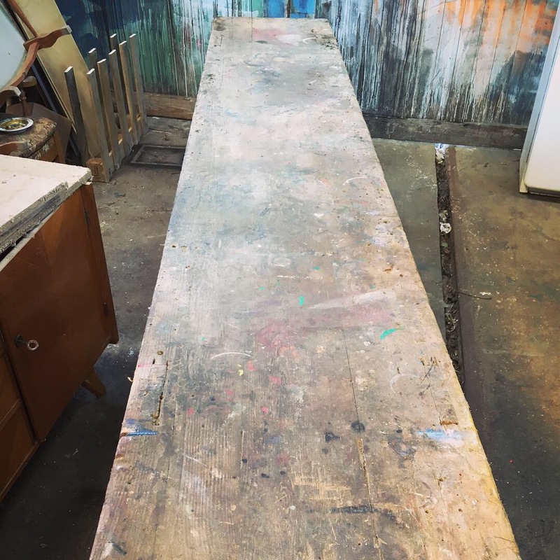 Grand établi de menuisier