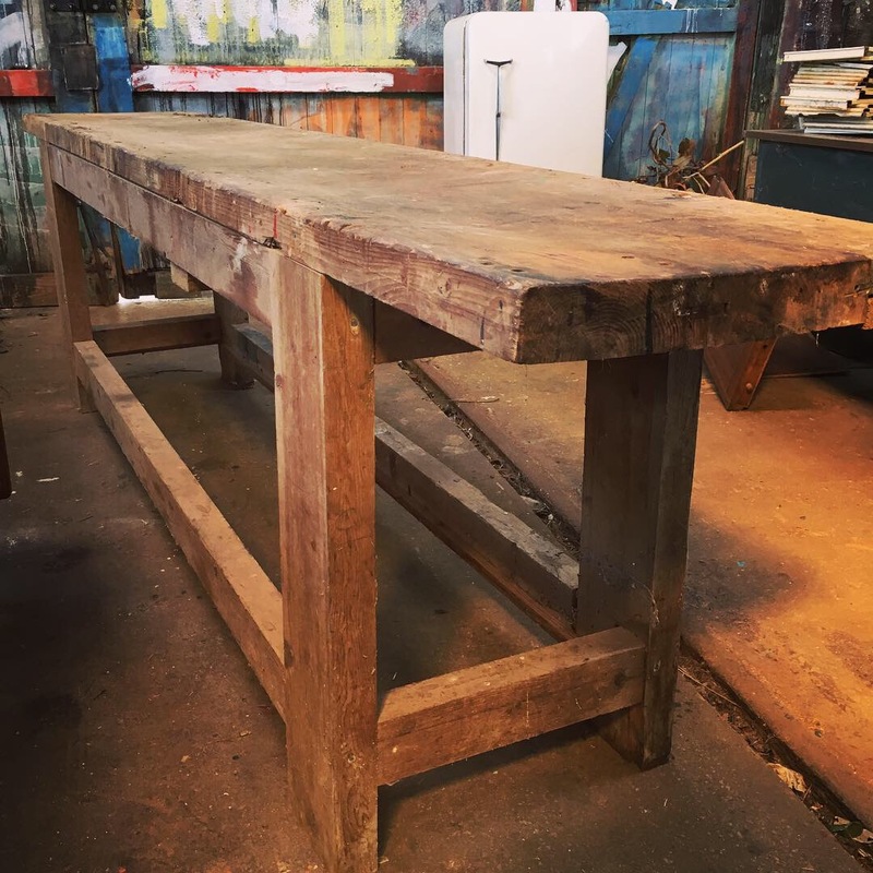 Grand établi de menuisier