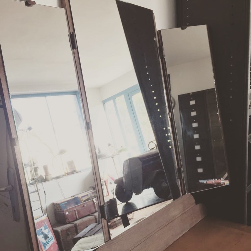 Grand triptyque années 50 restauré