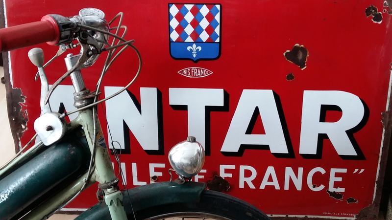 Grande plaque émaillée ANTAR 1925