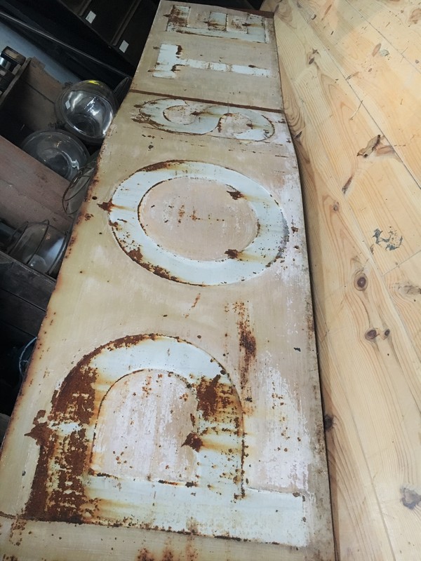 Grande plaque SNCF POSTE 