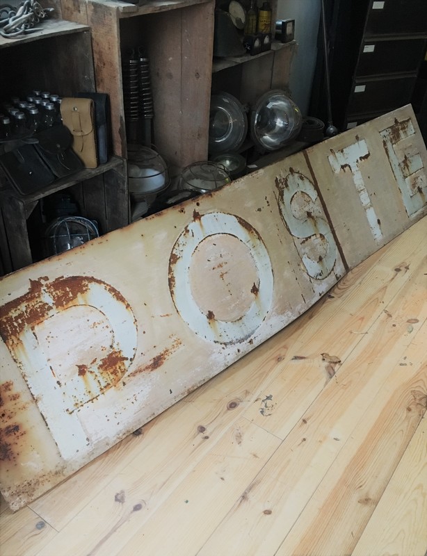 Grande plaque SNCF POSTE 