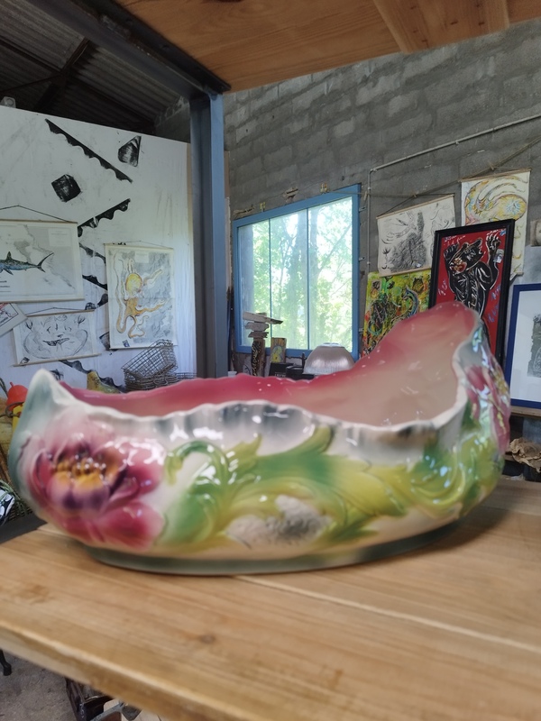 Jardinières en barbotine 