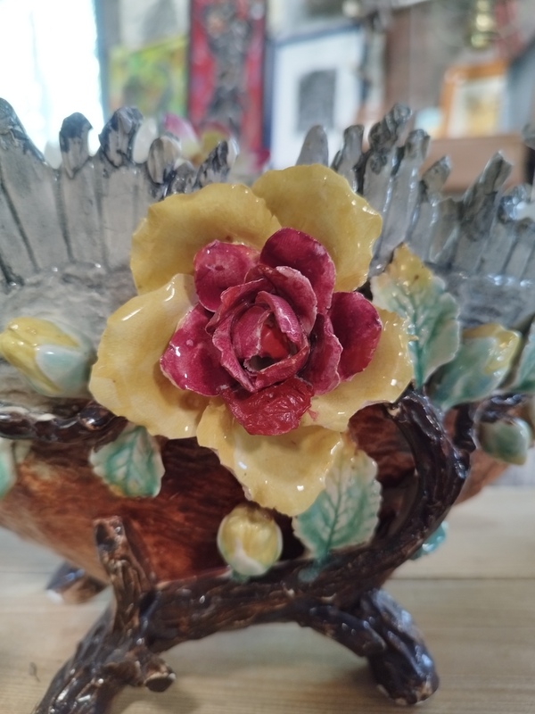 Jardinières en barbotine 