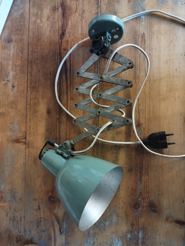 Lampe accordéon XXe