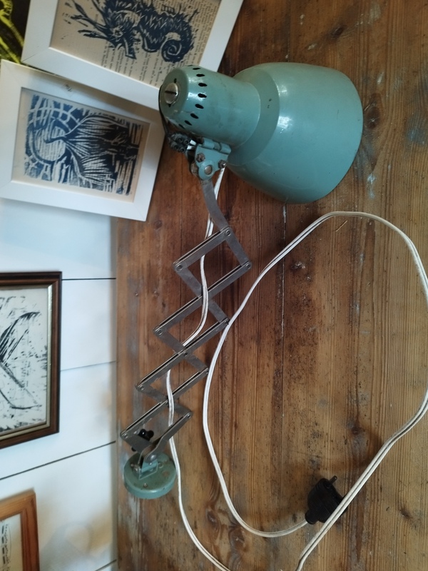 Lampe accordéon XXe