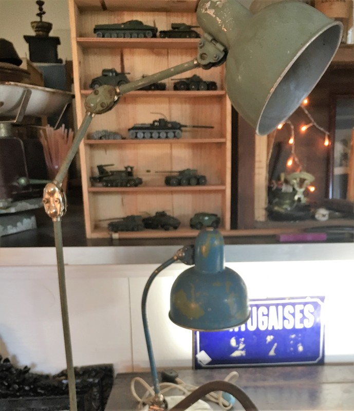Lampe articulée atelier restaurée 