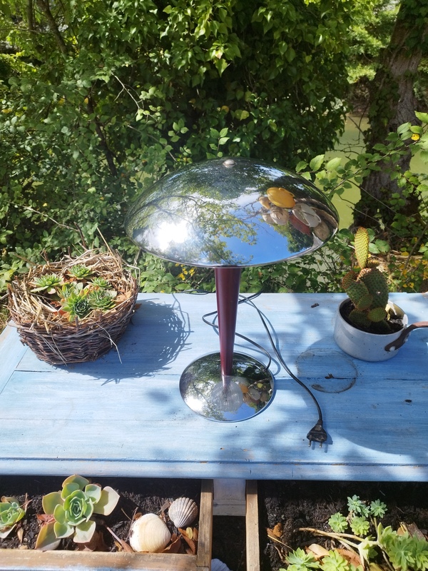 Lampe champignon atomic age 