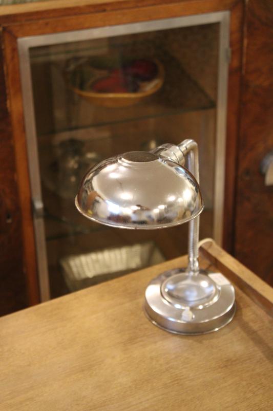 Lampe chromée space age design