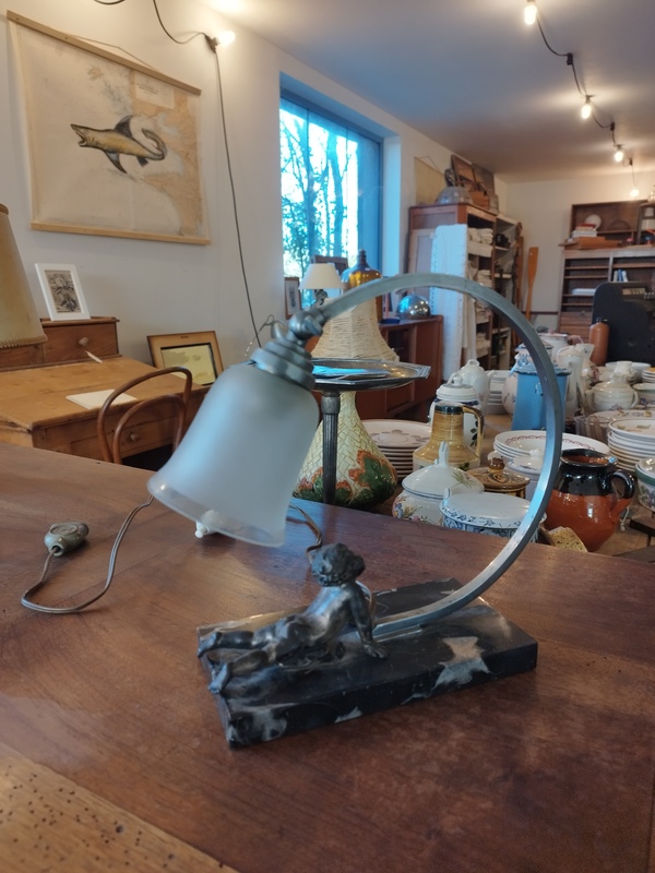 Lampe de chevet art déco 