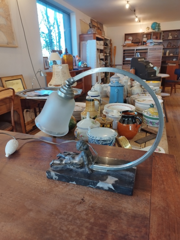 Lampe de chevet art déco 