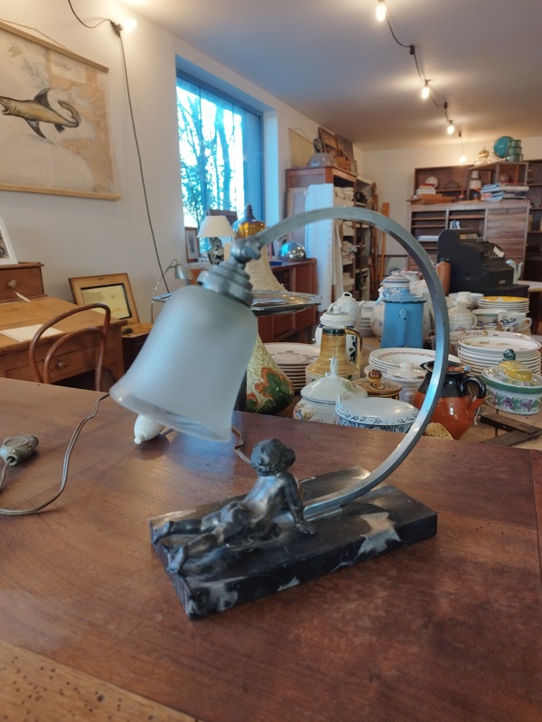 Lampe de chevet art déco 