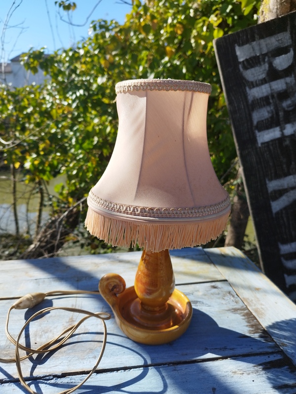 Lampe de chevet céramique 50s 