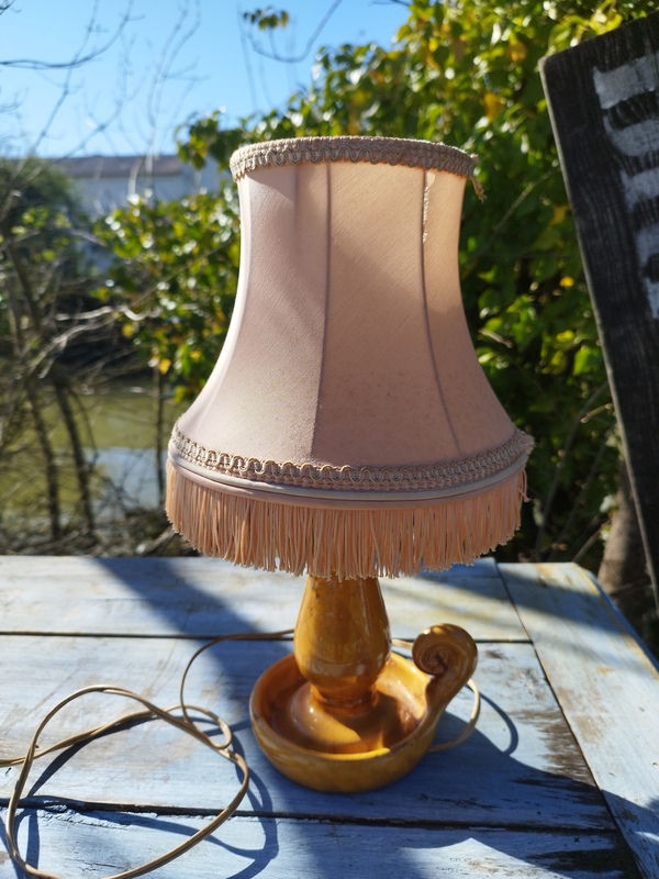 Lampe de chevet céramique 50s 