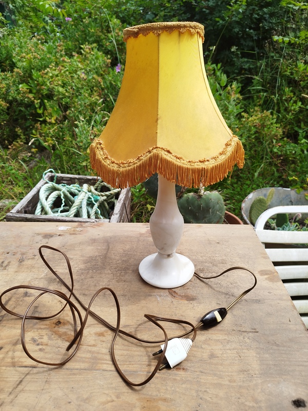 Lampe de chevet en albâtre