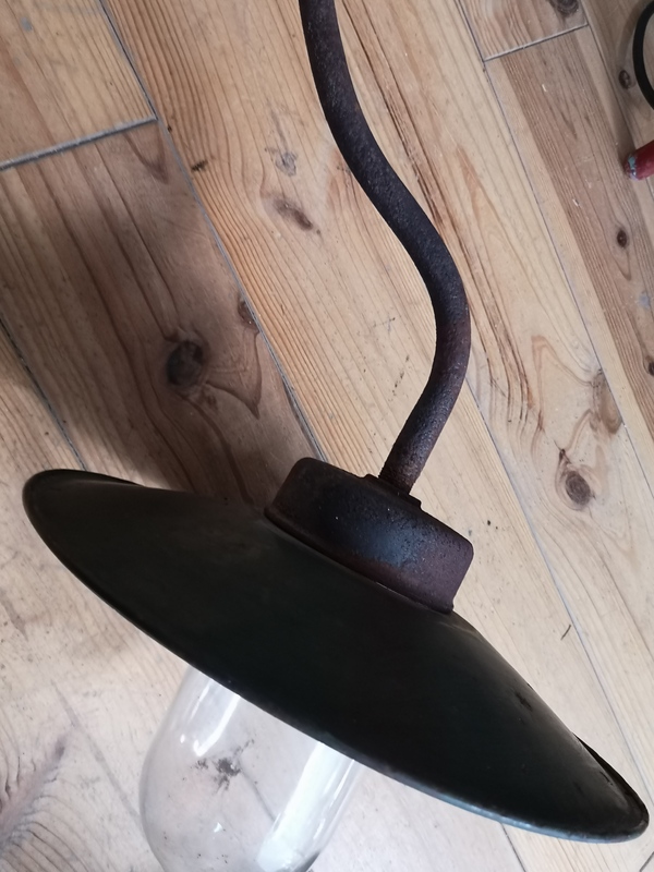 Lampe de cour col de cygne