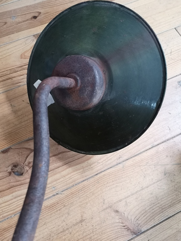 Lampe de cour col de cygne