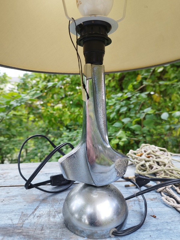 Lampe design 50 60 chrome