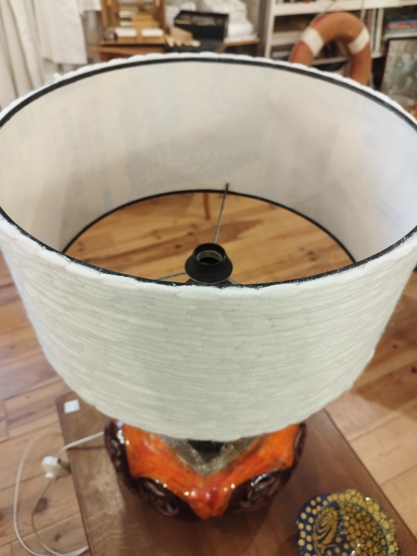 Lampe vintage céramique 70s