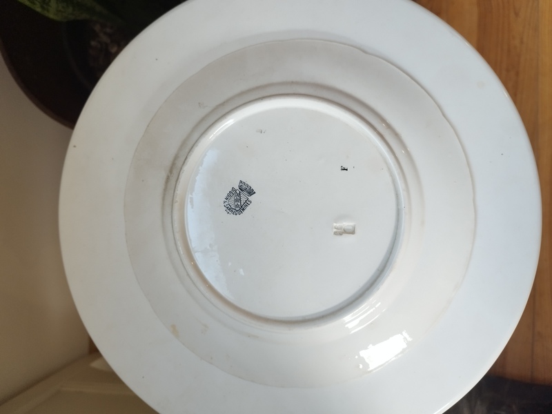 Lot Assiettes déco Digoin Sarreguemines