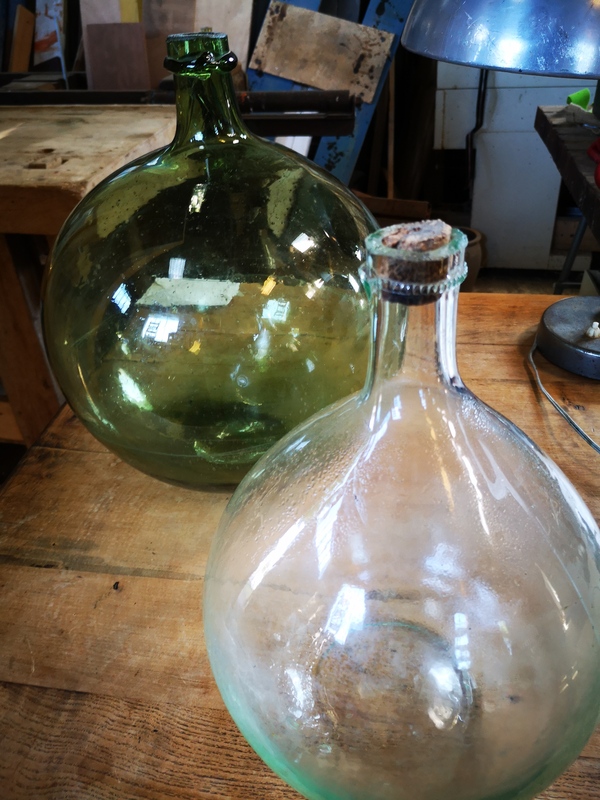 Lot de deux dame jeanne