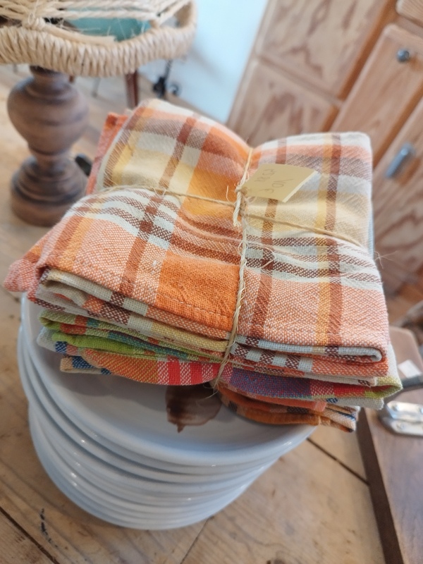 Lot de douze serviettes vintage