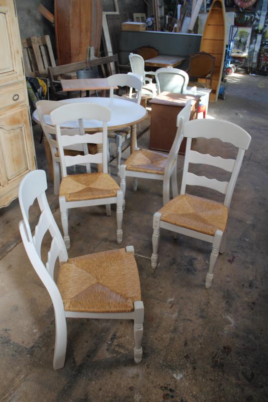 Lot de six chaises