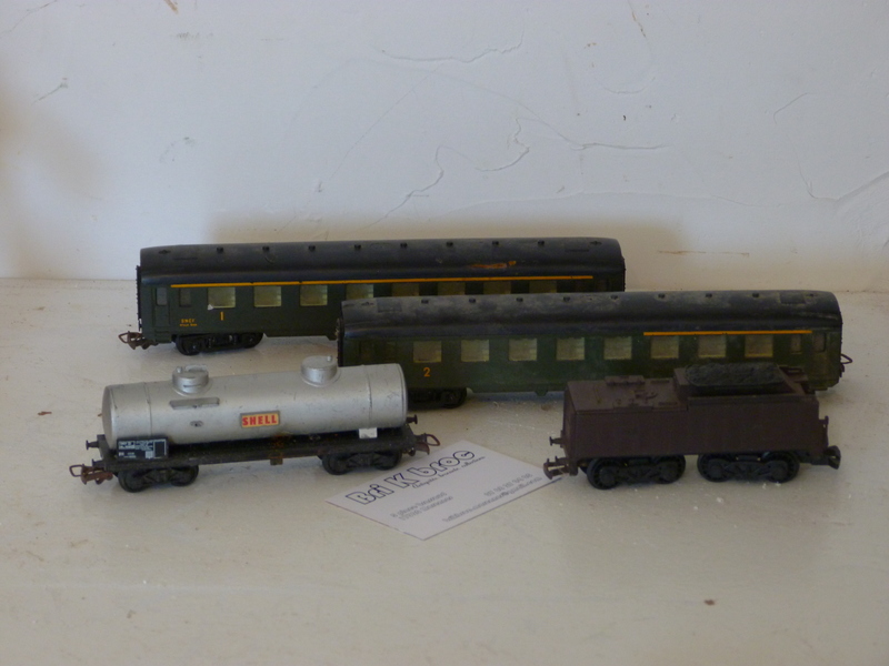 Lot De 3 Wagons Jouef Inox - Occasion, échelle HO, Référence A8myfi