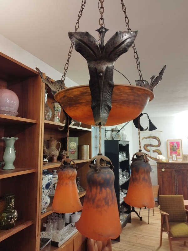 Lustre Lorrain pate de verre