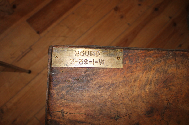 Malle d'officier palissandre 