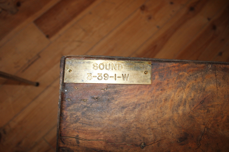 Malle d'officier palissandre 