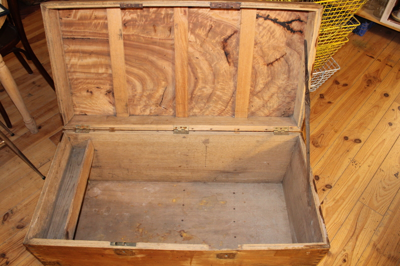 Malle d'officier palissandre 